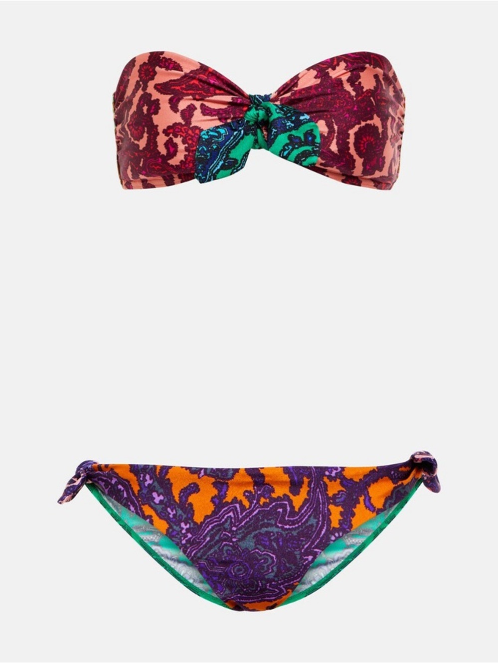 NWT Zimmermann - Tiggy paisley bandeau bikini